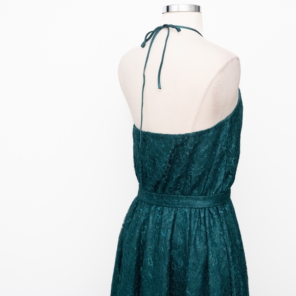 dress the population blue melina lace maxi Aurelia Lace Trim Maxi Dress in Blue